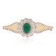 Diamond Bracelet in 18k Yellow Gold with Certified Diamonds - BR0354P